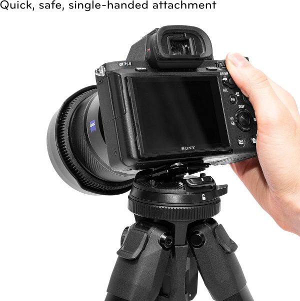 Peak Design Travel Tripod, Aluminum, Compact Design, Quick Setup and Takedown, Pro-Level Stability, Ergonomic Ball Head, Compact and Portable Travel Tripod for Camera and Phone, 20 lb Capacity - Image 10